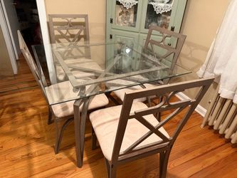 Dining room table with four chairs