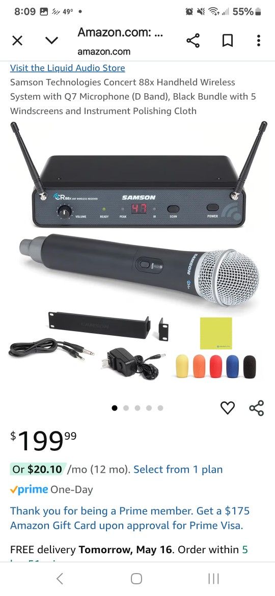 *NEW LOWER PRICE $79.99* Samson Concert 88x