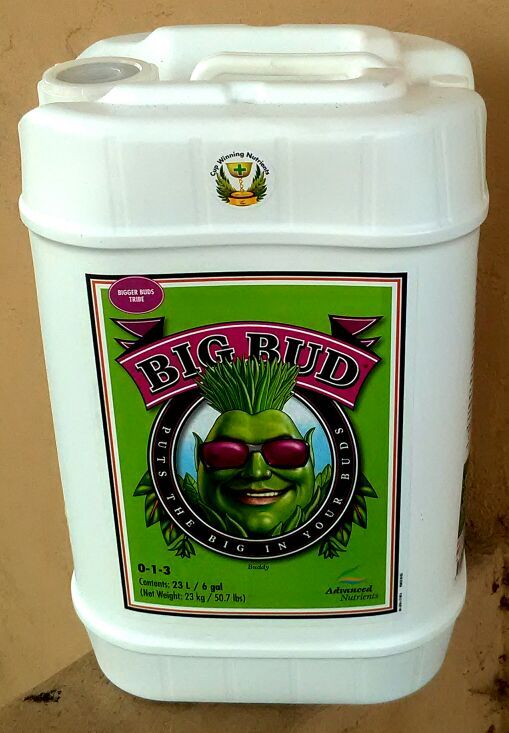 Advanced Nutrients Big Bud Liquid Fertilizer, 6 gallon