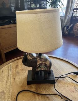 World market clearance elephant lamp