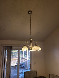Chandelier 5 lights $25 OBO