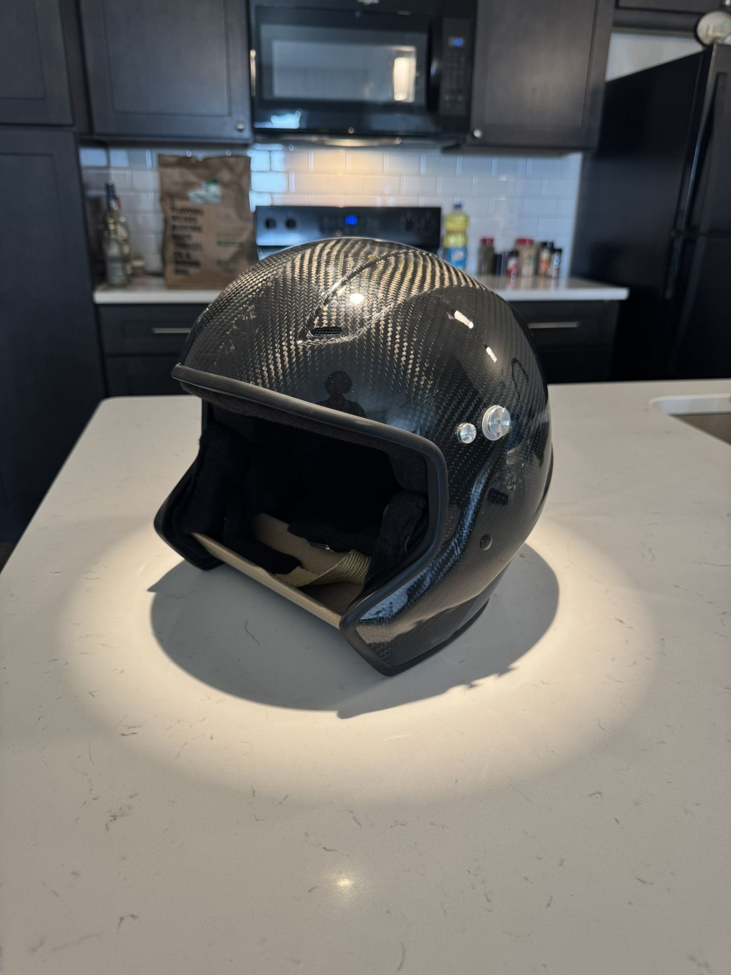 BRSM Carbon Fiber Motorcycle Helmet