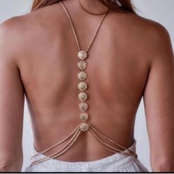 New Fashion Body Jewelry Sexy Bikini Waist Chain Harness Necklace Belly Body Chain 