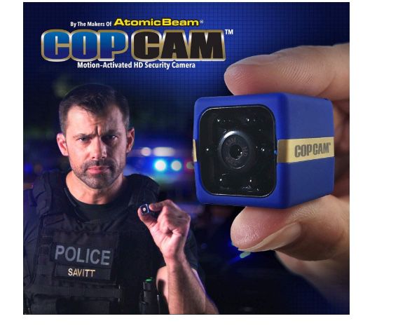 Cop Cam As Seen on TV Indoor and Outdoor Security Camera - Black