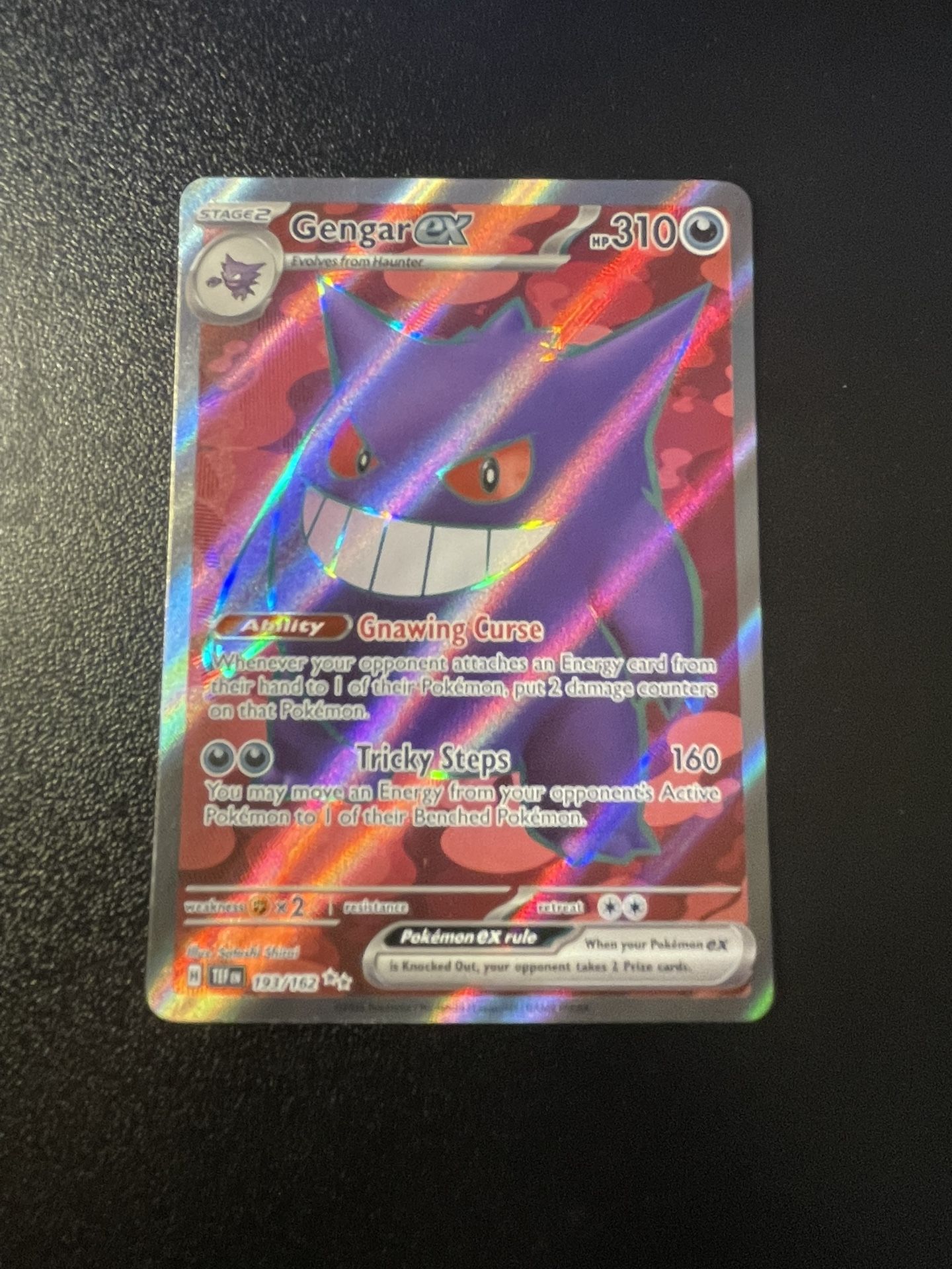 Gengar Ex Full Art Pokemon Card