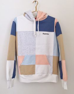 Supreme Patchwork Hoodie Pastel for Sale in Los Angeles CA OfferUp