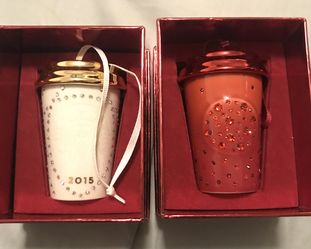 2015 Starbucks Swarovski Crystal Ornament