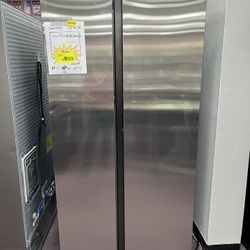 Refrigerator, 36” Side By Side Refrigerator Free Delivery With Warranty