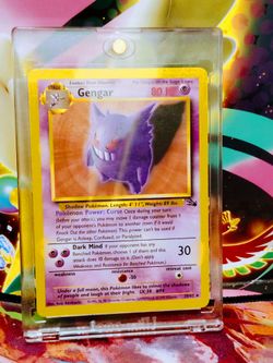 POKEMON GENGAR NO HOLO CARD COLLECTIBLE