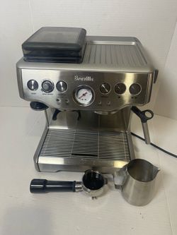 Breville BES860XL the Barista Express Espresso Machine With Girder Silver Read