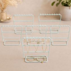 7 Jewelry Display Stands | Craft Fair Vendor Booth Earring Necklace Displays