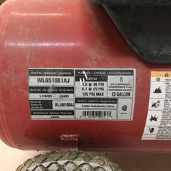 Husky 13 gal compressor 