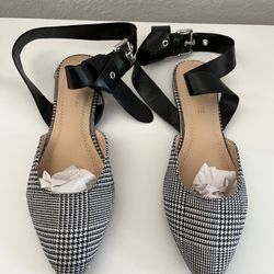 Ankle Wrap Flats Size 7
