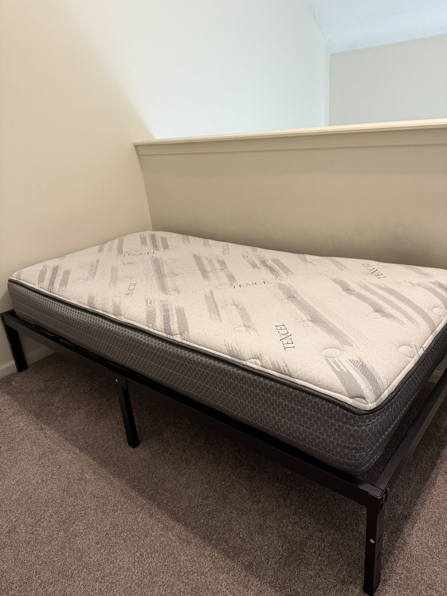 Twin Bed Frame With Mattress