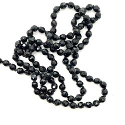 39” Strand Of Faceted Crystal Beads