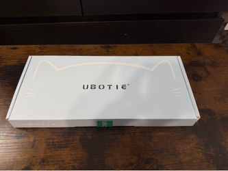 UBOTIE Pink Cat-Themed Wireless Keyboard Full Size Cute Retro Round Keys