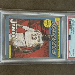 LeBron James Psa 8 Marvels 