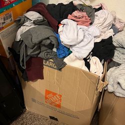 Box of women clothes