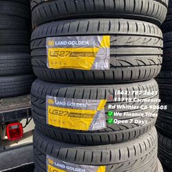 215/45R17 Land Golden Set of Tires Installed and Balanced Set de Llantas Nuevas Instaladas y Balanceadas