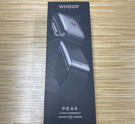 NEW SEALED/WHOOP 5.0 PEAK Activity Tracker – 12 Month Membership, Sleep & Fitness Wearable