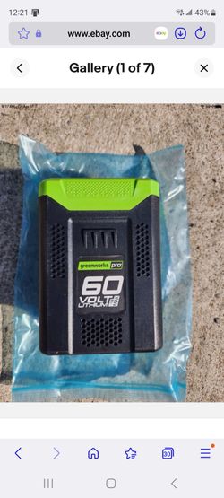 GREENWORKS PR 60V 2.0 AH LITHIUM-ION BATTERY