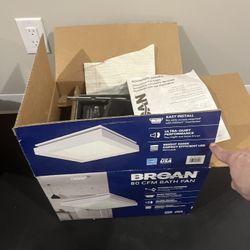 New Broan 80cfm Bathroom Vent Fan