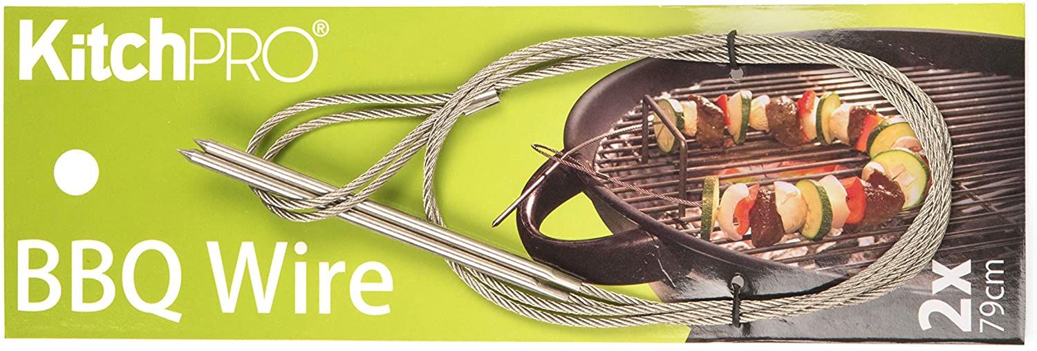 Kitchen Pro BBQ Wire SKEWERS, KABOBS by CoolStuff