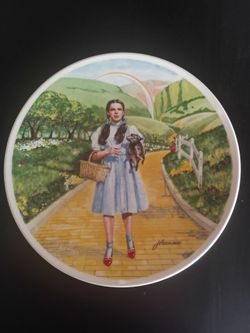 1977 Limited Edition "Over The Rainbow" Hand-Painted Fine China Collectors Plate