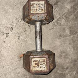35 Lbs Dumbbell