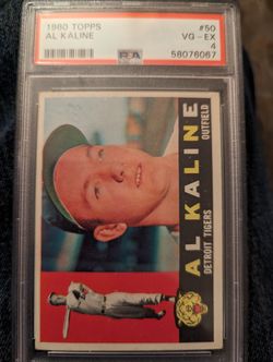 1960 Al Kaline Graded Card