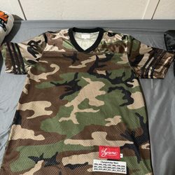 Supreme Camo Football Jersey 