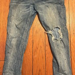 Purple Jeans Size 38