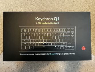 Keychron Q1 Mechanical Keyboard (Blue Switches)