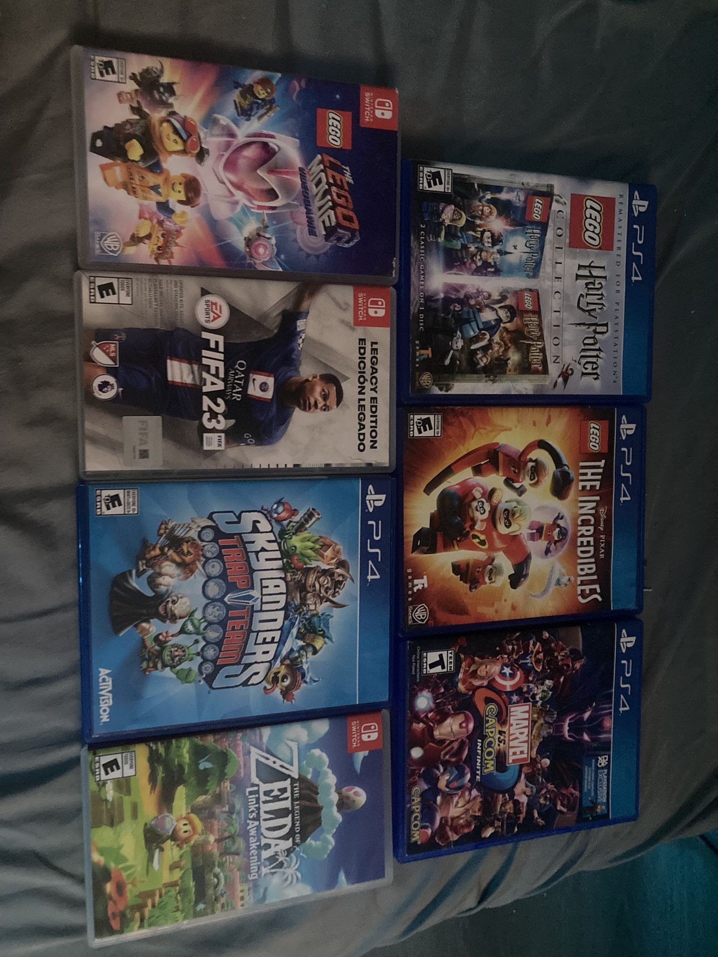 games for ps4/nintendo