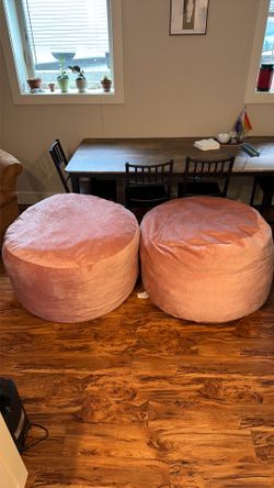 Large Pink Bean Bags