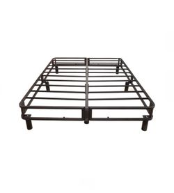 EnForce 7" Metal Bed Foundation with Headboard Bracket and Legs