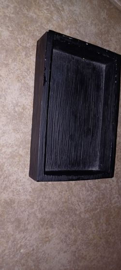 Black Textured resin soap dish