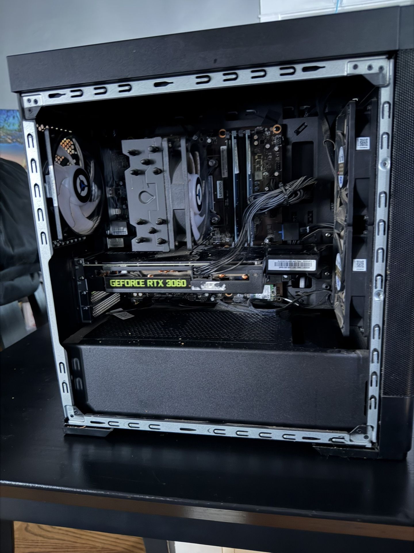 Gaming Desktop With Curved Monitor