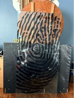 IKEA FingerPrint Glass Desk/Table