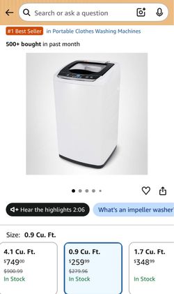 Black + decker portable washer