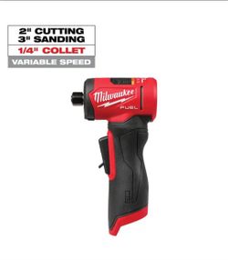 Milwaukee M12 FUEL 12V Lithium-Ion Brushless Cordless 1/4 in. Right Angle Die Grinder (Tool-Only)Brand New