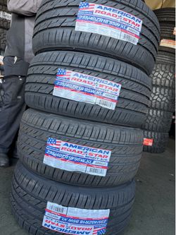 🚘🚨235/40r18 marca AMERICAN nuevas con 50,000 millas de garantía las 4