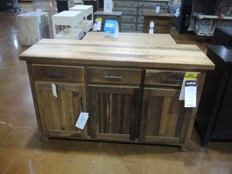 Grain Heritage 3 Drawer 3 Door Server - Natural Reclaimed Wood, Multi-Tone Light To Medium Brown | Sideboard | Buffet