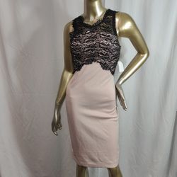 NWT Charlotte Russe Bodycon Lace Overlay Dress
