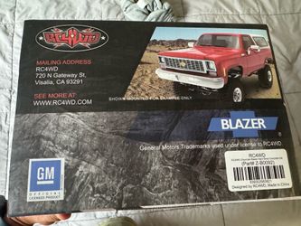 RC4WD Chevrolet Blazer Hard Body Complete Set Z-B0092d
