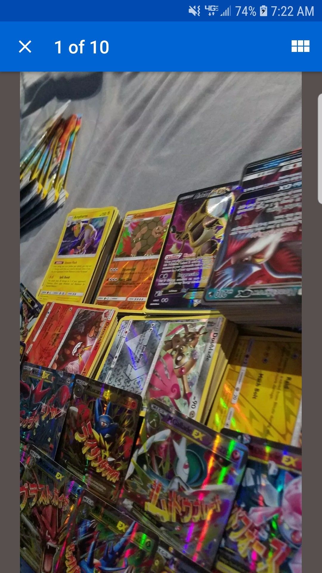 Pokemon Card Lot over 300+ Plus HOLO EX AND GX