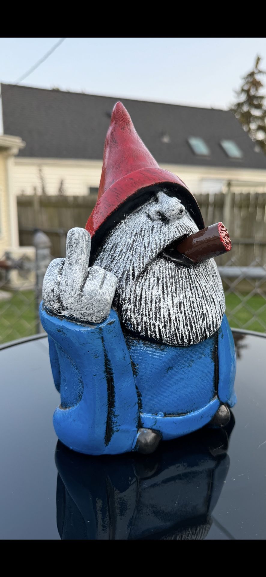 Large Middle Finger Gnome 