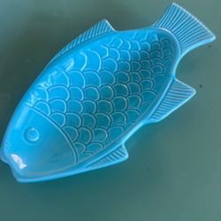 Ceramic 6 Inch  Fish Dish 
