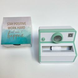 Lady Jayne Note Cube and Polaroid Post-it Dispenser