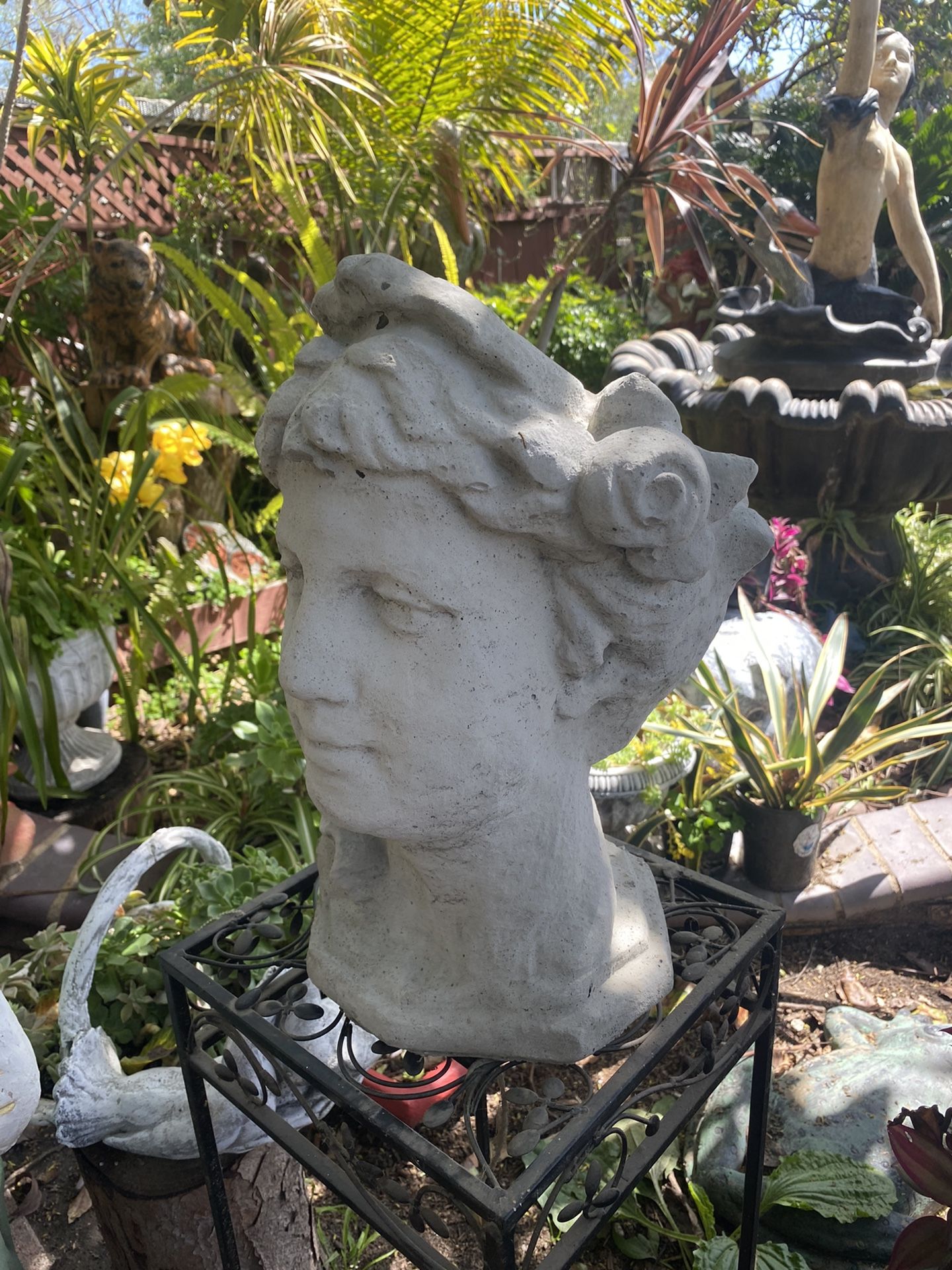 Caveza Plantera De Cememento